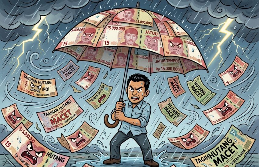 Ilustrasi emergency fund baby step Dave Ramsey untuk no debt except mortgage