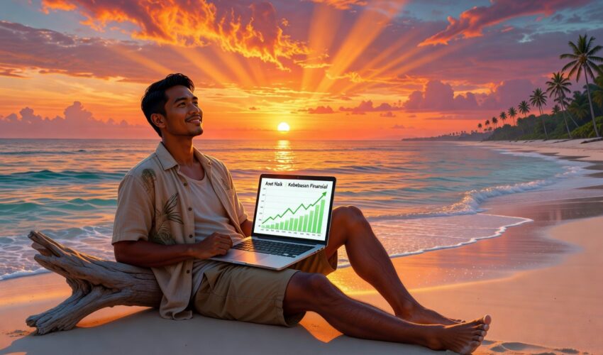 Orang leverage time money people untuk build assets pasif di pantai