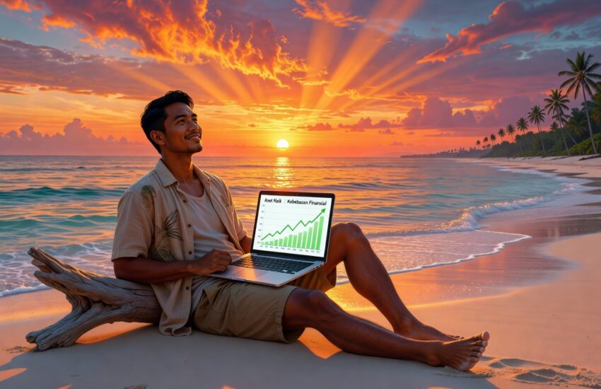 Orang leverage time money people untuk build assets pasif di pantai