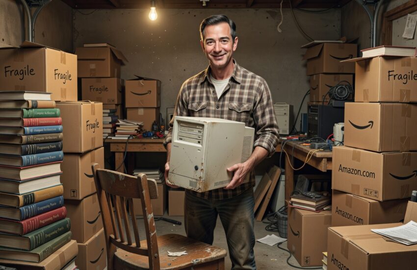 Jeff Bezos awal Amazon di garasi dengan empty chair untuk customer obsession
