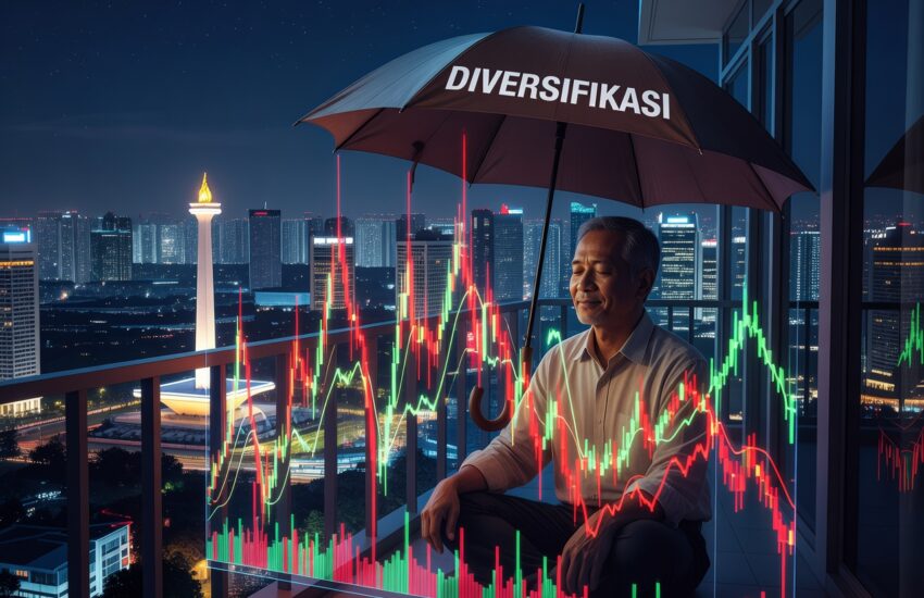 Diversifikasi portofolio tahan volatility pasar saham 2025