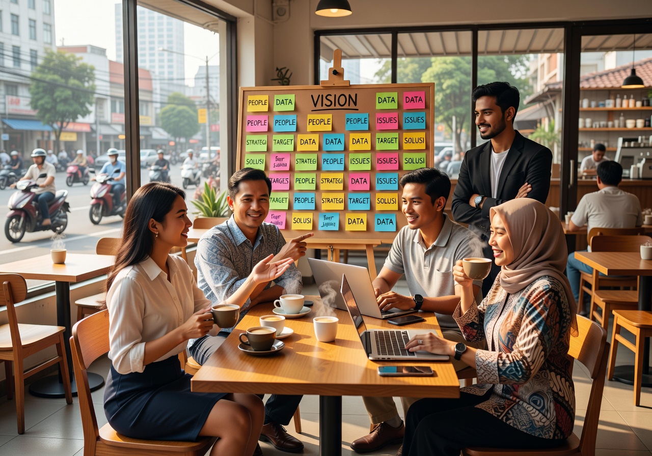 EOS ala Traction Gino Wickman: Vision, People, Data, Issues yang Bikin Bisnis Lu Ngegas di 2025 1