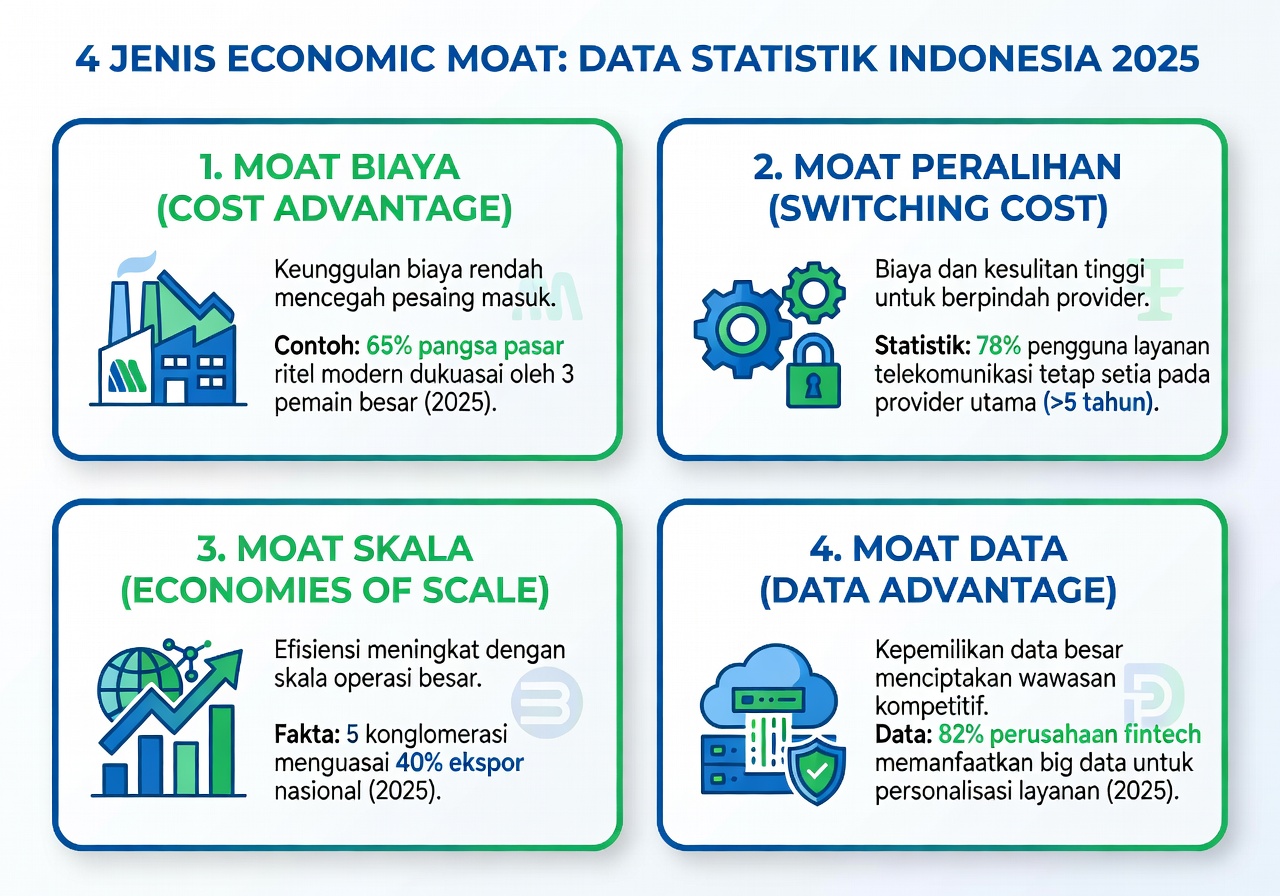 Economic Moat: Senjata Rahasia Warren Buffett Buat Investasi Anti-Goncang 2025 3