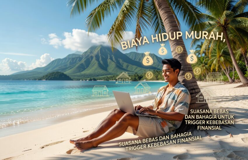 geo-arbitrage low-cost living retire early pantai murah Indonesia