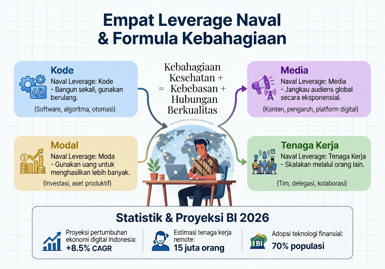 Happiness = Desire / Expectation: Cara Naval Ravikant Gabungin Specific Knowledge & Leverage Biar Hidup Enak 3
