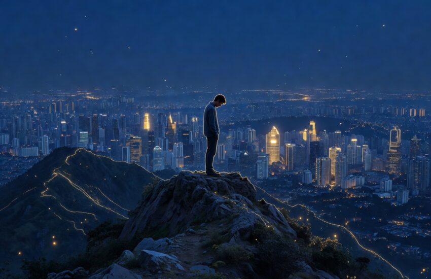 Humility in ambition orang sukses di puncak dengan pandangan rendah hati Jakarta