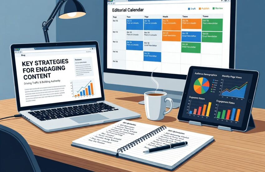 Professional blog post illustration