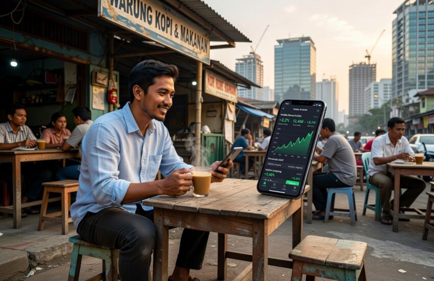 Investor pemula cek low-cost index funds di app untuk minimize fees maximize returns 2025