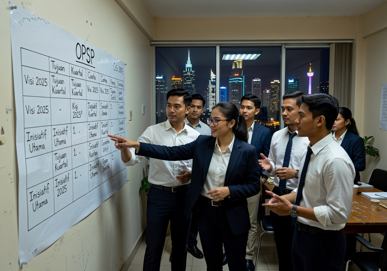 One-Page Strategic Plan: Scale Bisnis Lu Cuma Pakai 1 Halaman People, Strategy, Execution, Cash 2