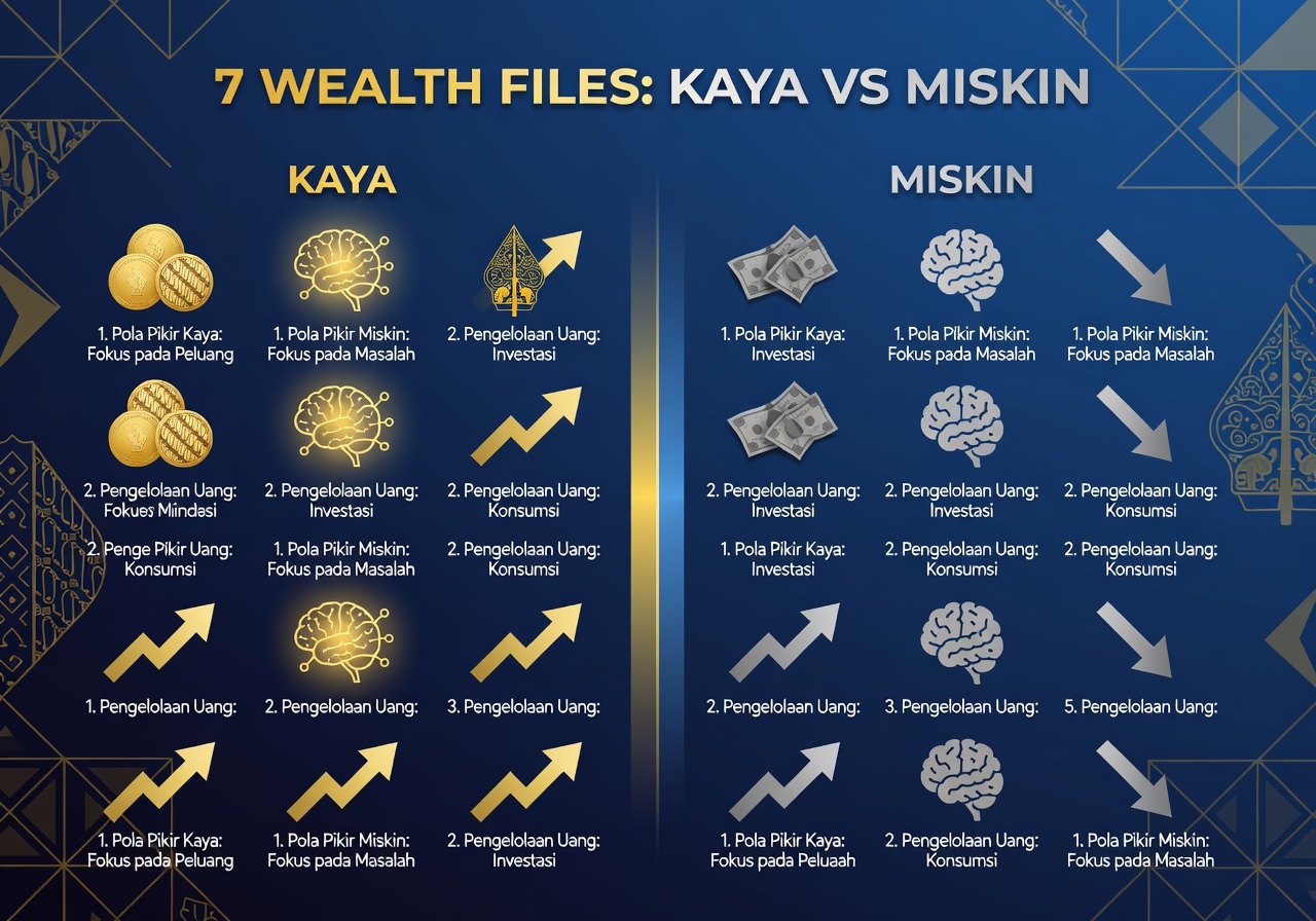 Rich vs Poor Money Mindset: Wealth Files yang Ubah Cetak Biru Bawah Sadar Lu Jadi Kaya 2