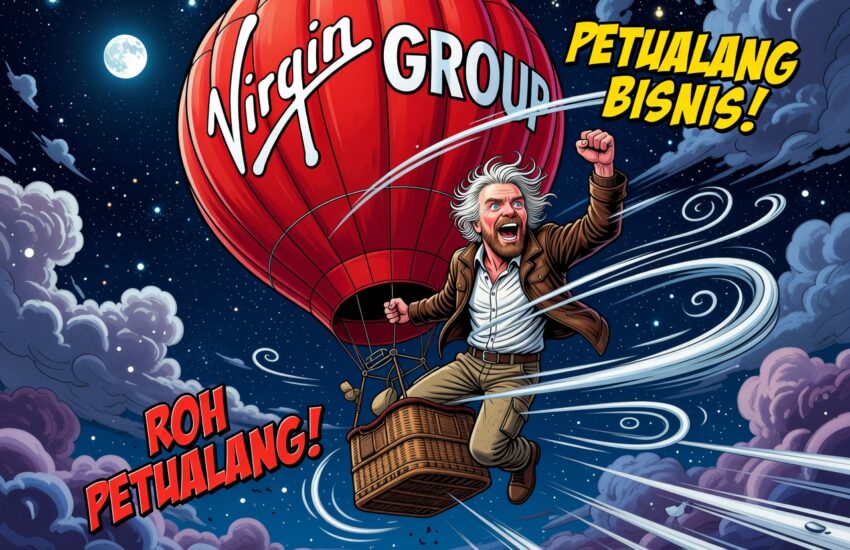 Richard Branson balon panas risk-taking Virgin Group adventures