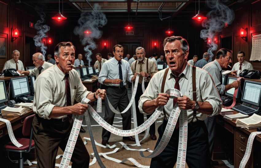 Trader Wall Street panik saat crash 1962 dari Business Adventures case studies timeless lessons