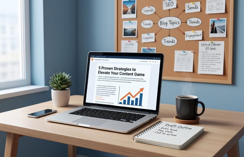 Professional blog post illustration