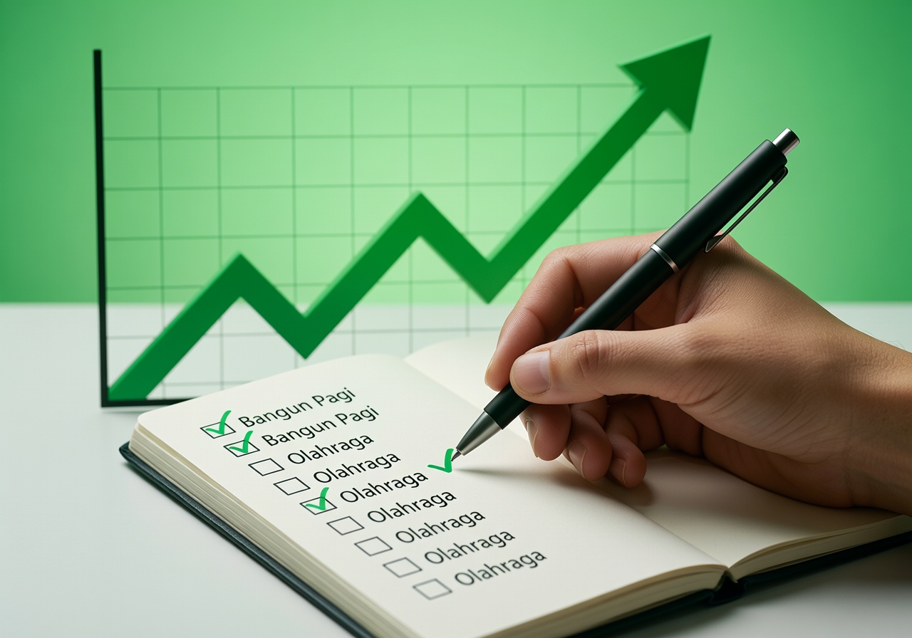 Track Habits untuk Massive Growth: Aksi Kecil yang Akumulasi Jadi Ledakan Hasil 1