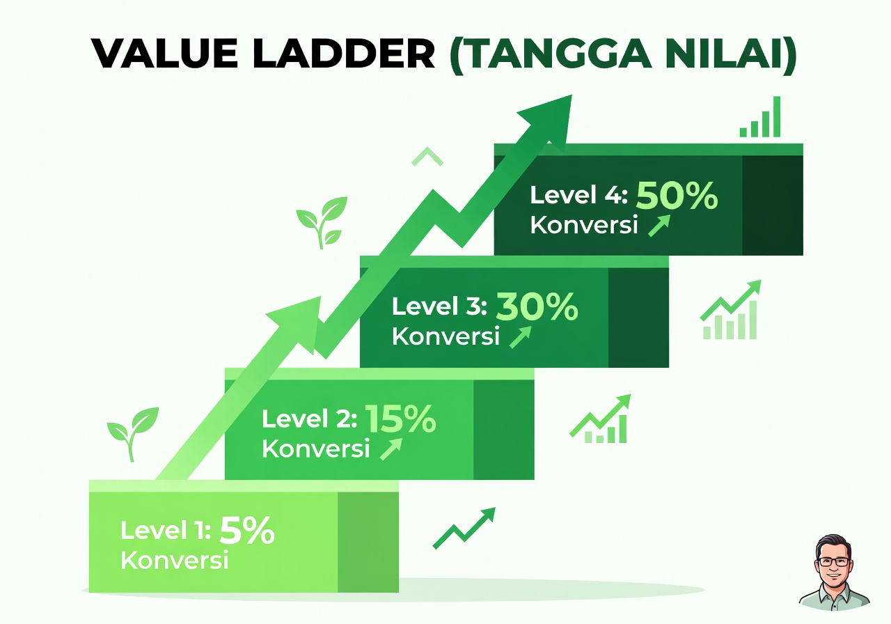 Value Ladder dan Hooks: Senjata Rahasia Sales Funnels Online ala DotCom Secrets 3